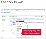 PlumX Plum Print Altmetrics Research EDS